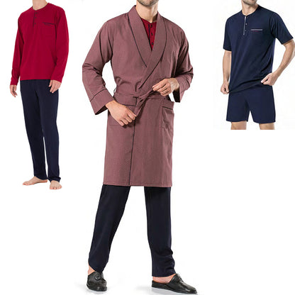 PIERRE CARDIN COTTON PIJAMAS SET 5PCS