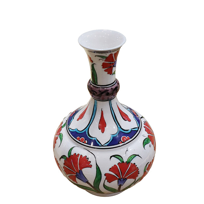 TURKISH TRADITIONAL HANDMADE TEARDROP CINI VASE