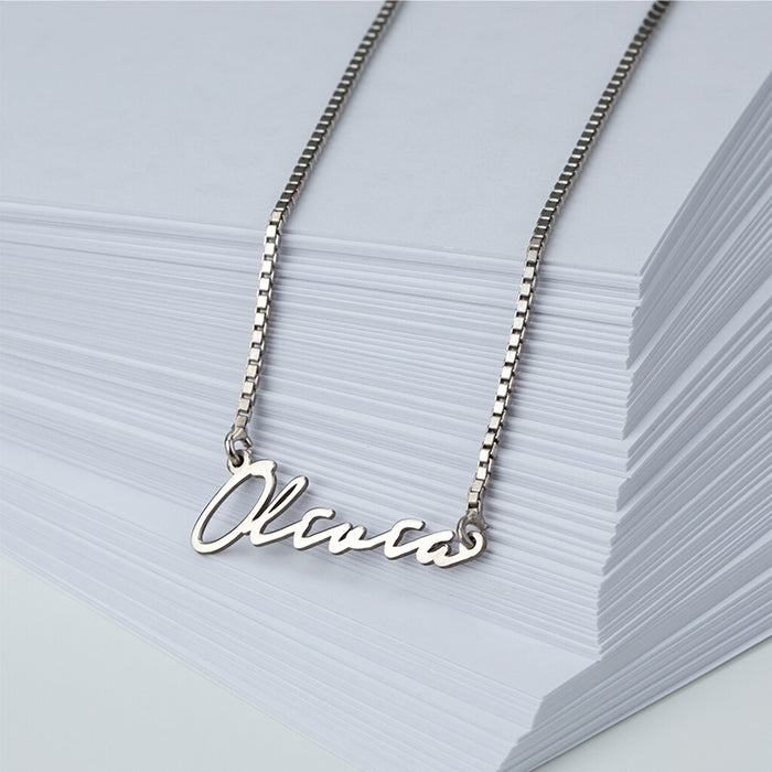 STERLING SILVER CUSTOMIZED NECKLACE
