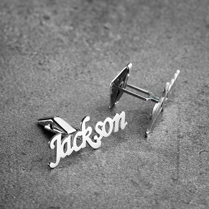 STERLING SILVER CUSTOMIZED CUFFLINK