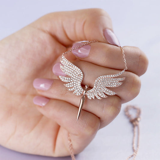 STERLING SILVER ARCHANGEL NECKLACE