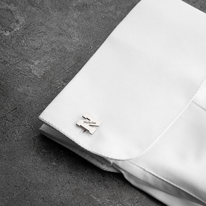 STERLING SILVER CUSTOMIZED CUFFLINK