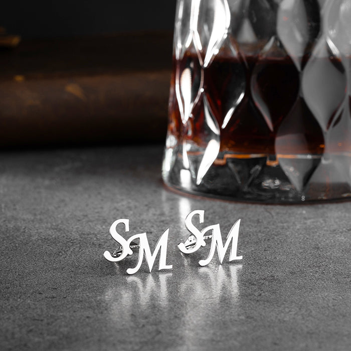 STERLING SILVER CUSTOMIZED CUFFLINK