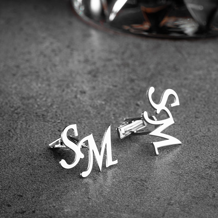 STERLING SILVER CUSTOMIZED CUFFLINK