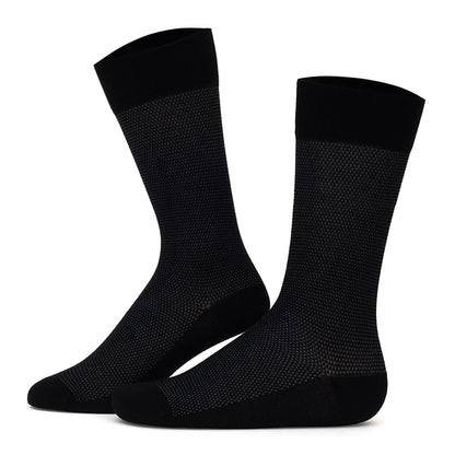 PIERRE CARDIN BAMBOO SOCKS 5 PAIR SET BLACK