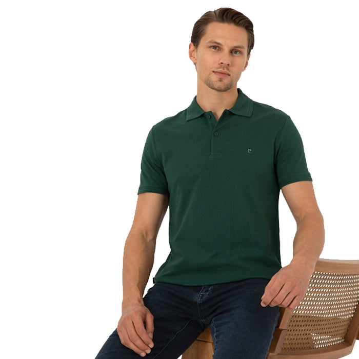 PIERRE CARDIN GREEN POLO T SHIRT