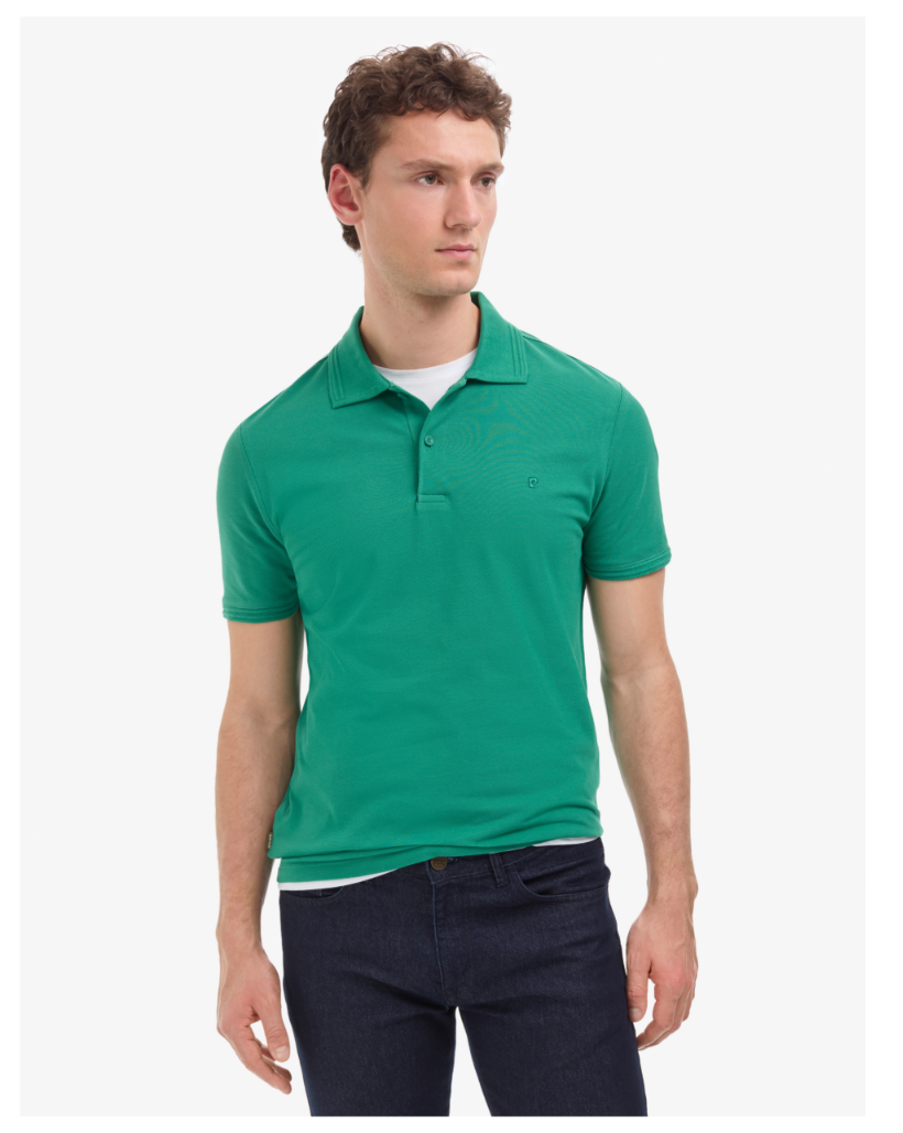 PIERRE CARDIN GREEN POLO T SHIRT