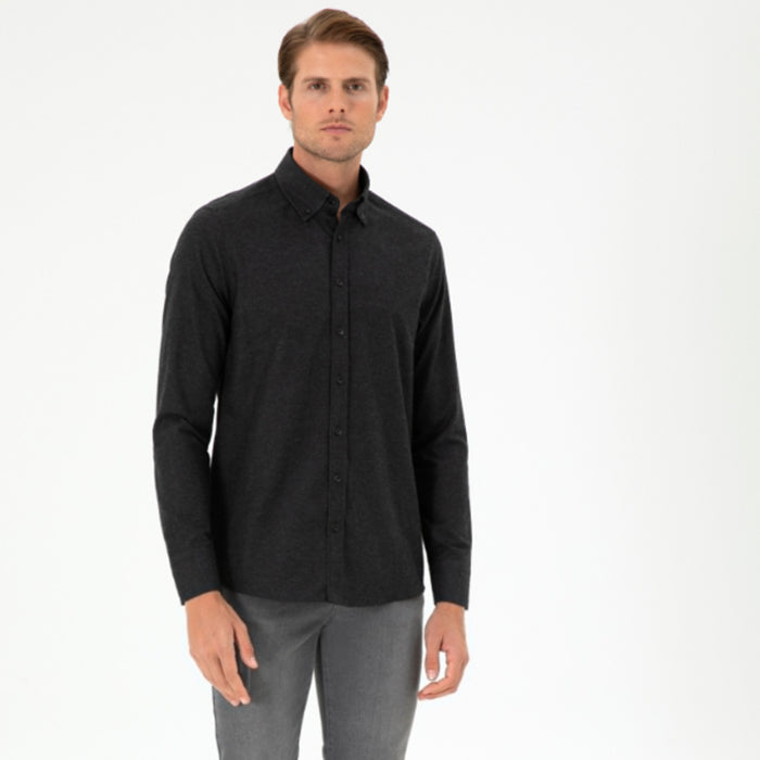 PIERRE CARDIN BLACK SHIRT