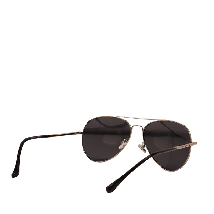 POLARIZED SUNGLASS UV400 ATTCL SILVER  BLACK