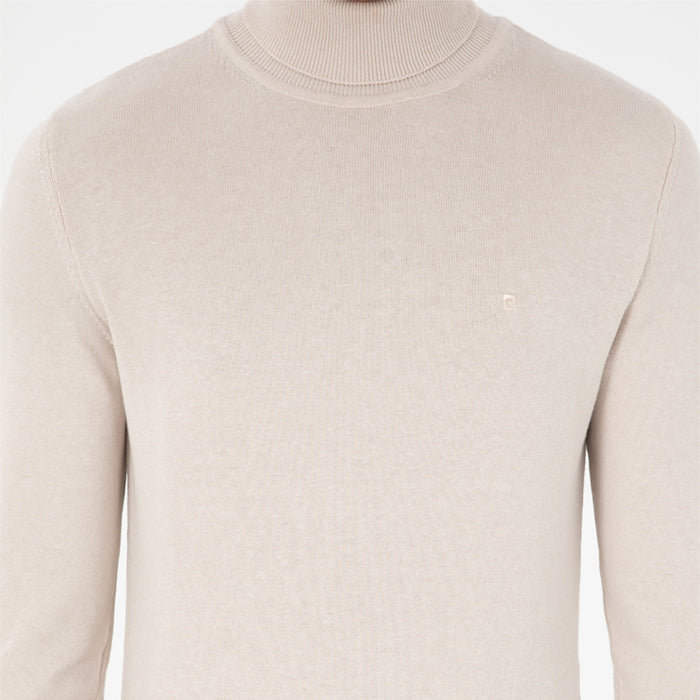 PIERRE CARDIN BEIGE PULL NECK SWEATER