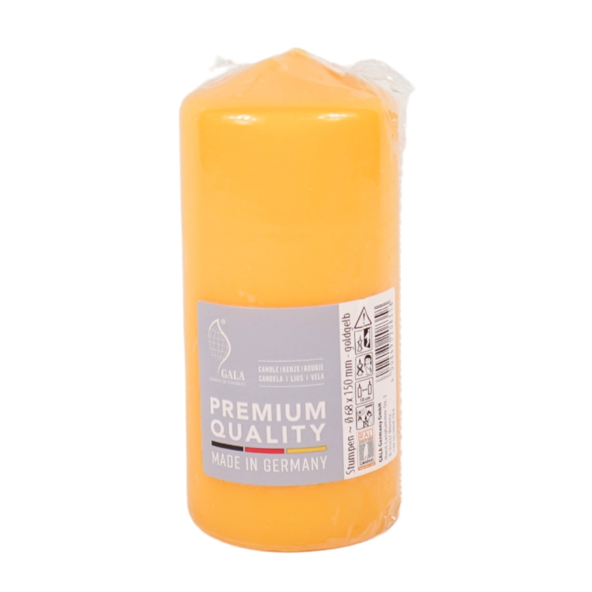 PILLAR CANDLE YELLOW