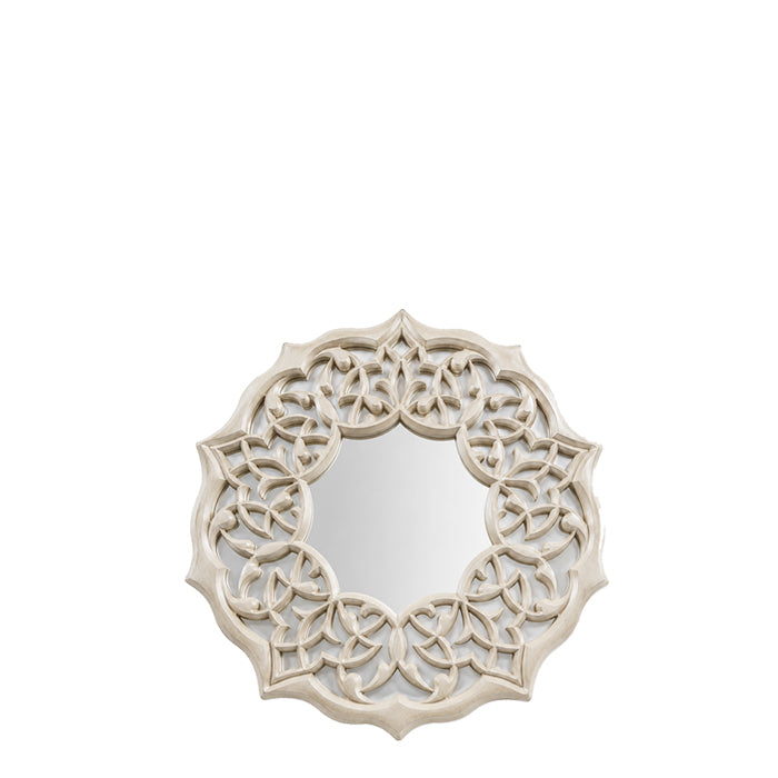 SIRINLER CERAMIC WALL  MIRROR  BEIGE