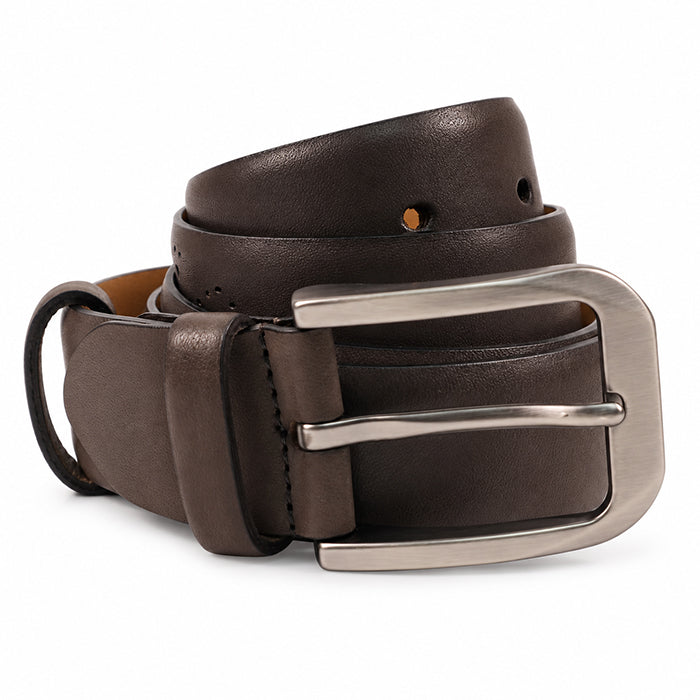 MEN BELT PALASKA DARK BROWN