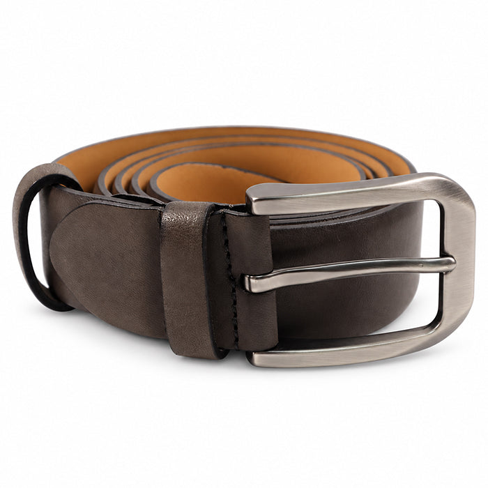 MEN BELT PALASKA DARK BROWN