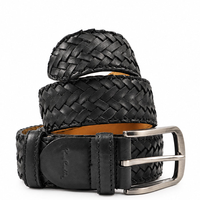 PIERRE CARDIN BLACK MEN BELT