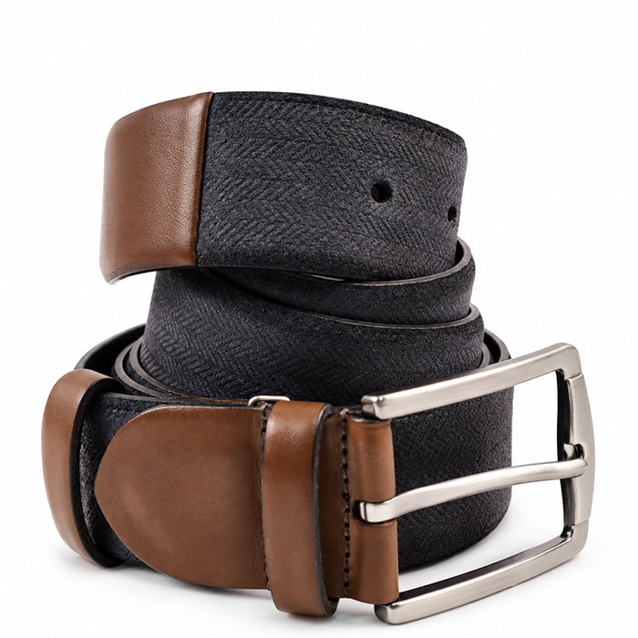 PIERRE CARDIN DARK BLUE MEN BELT