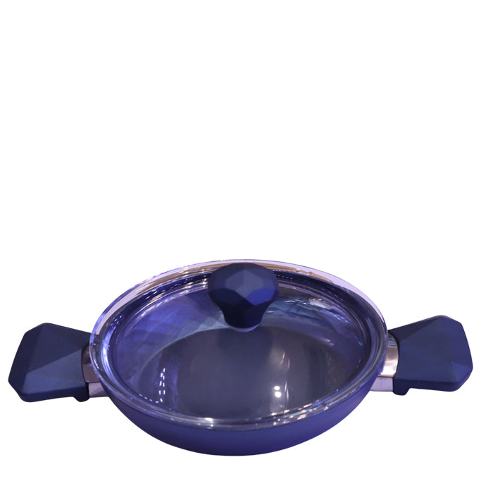 PIERRE CARDIN RUBY BLUE 20 CM PAN WITH COVER