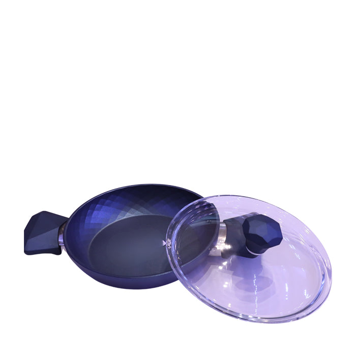 PIERRE CARDIN RUBY BLUE 20 CM PAN WITH COVER