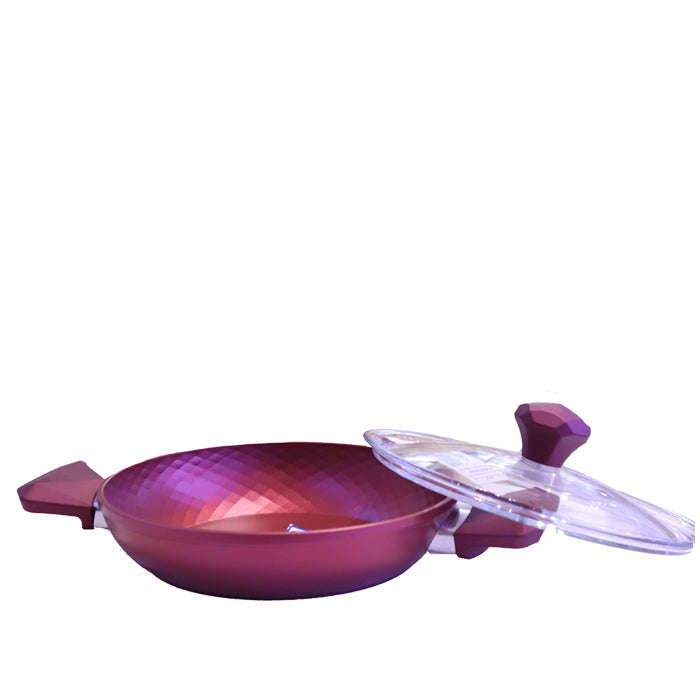 PIERRE CARDIN RUBY RED PAN WITH COVER