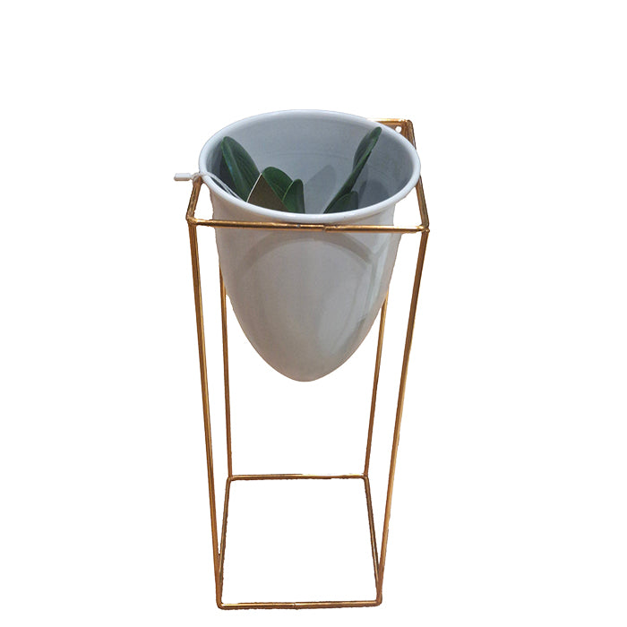 METAL FLOWER POT 45 CM