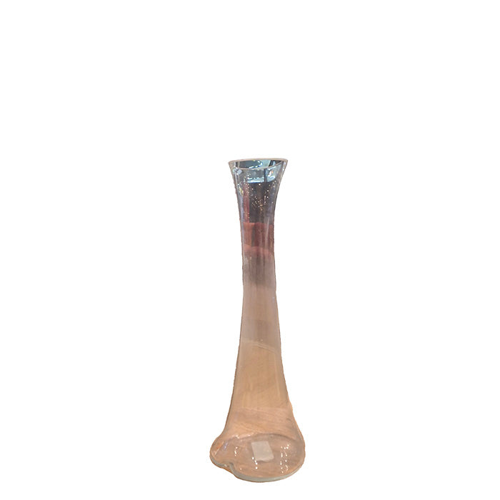 CLEAR GLASS VASE 40 CM