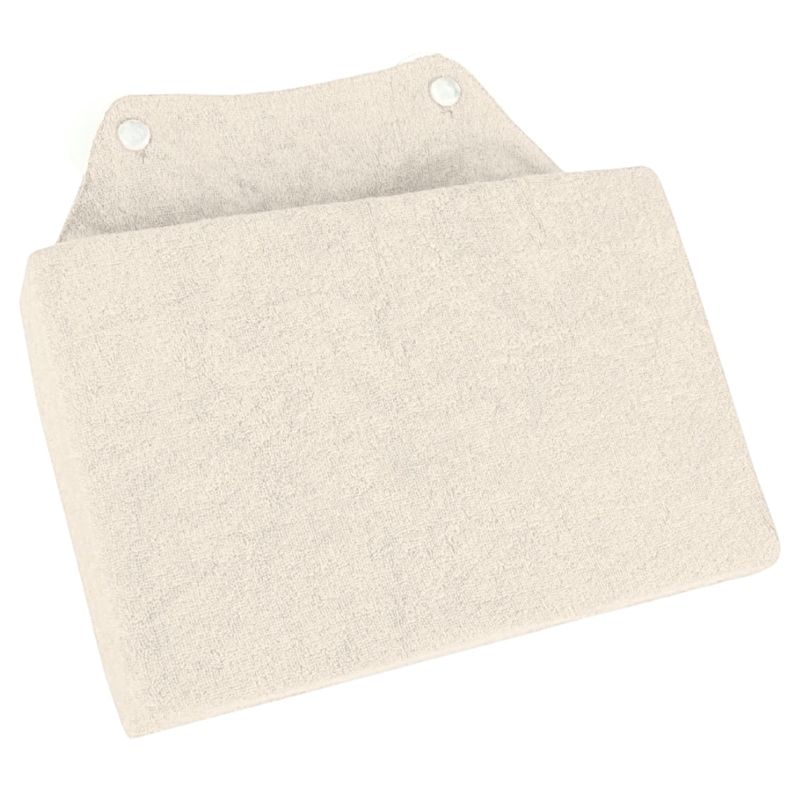 BATH PILLOW BROWN 25x16 CM