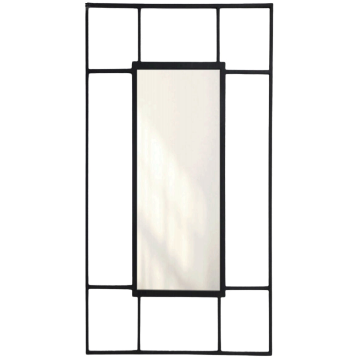 WALL DECOR WALL MIRROR MADISON BLACK 120 CM