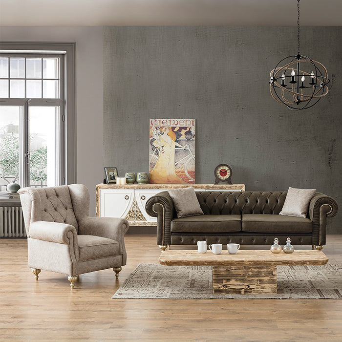 ANGEL DESIGN TRIPLE SOFA SEAT