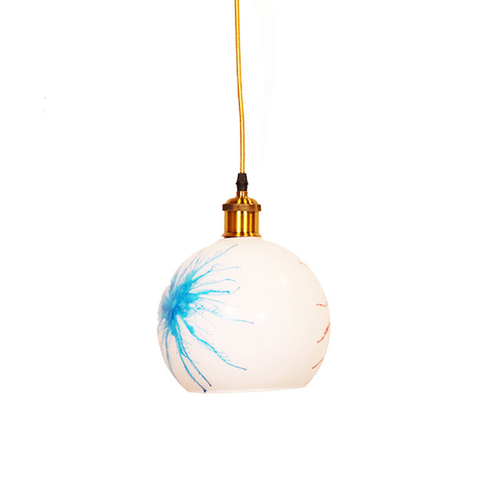 PENDANT LAMP EFE GLASS 1910C PS BLUE