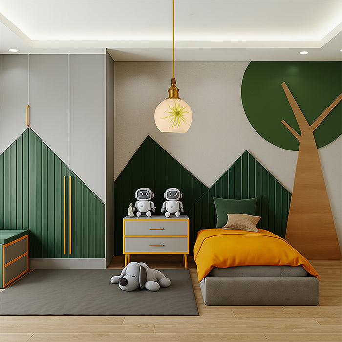 PENDANT LAMP EFE GLASS 1910C PS GREEN