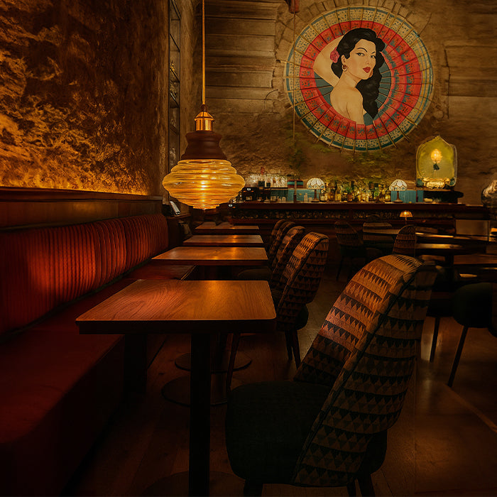 PENDANT LAMP EFE GLASS 2061 A5 62 HONEY