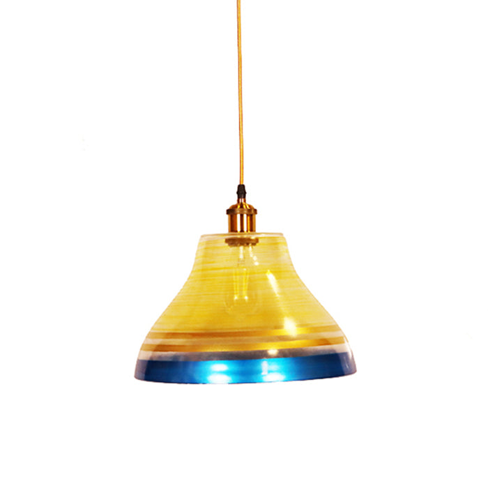 PENDANT LAMP EFE GLASS 1039 SF BLUE