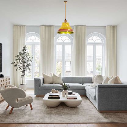 PENDANT LAMP EFE GLASS 1039 SF GREEN