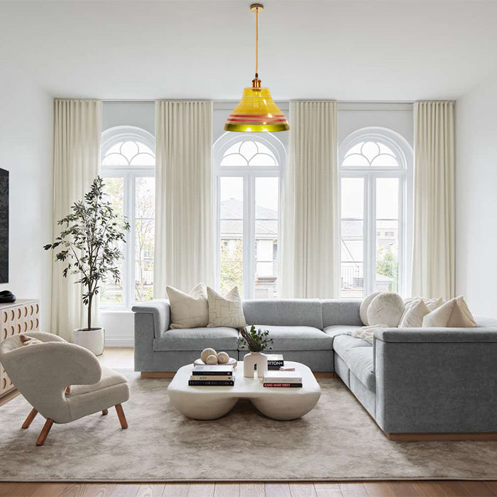 PENDANT LAMP EFE GLASS 1039 SF GREEN