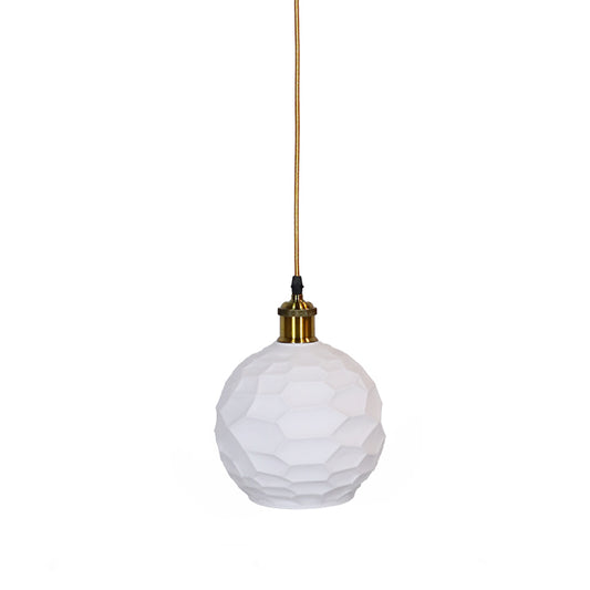 PENDANT LAMP EFE GLASS 2011A WHITE