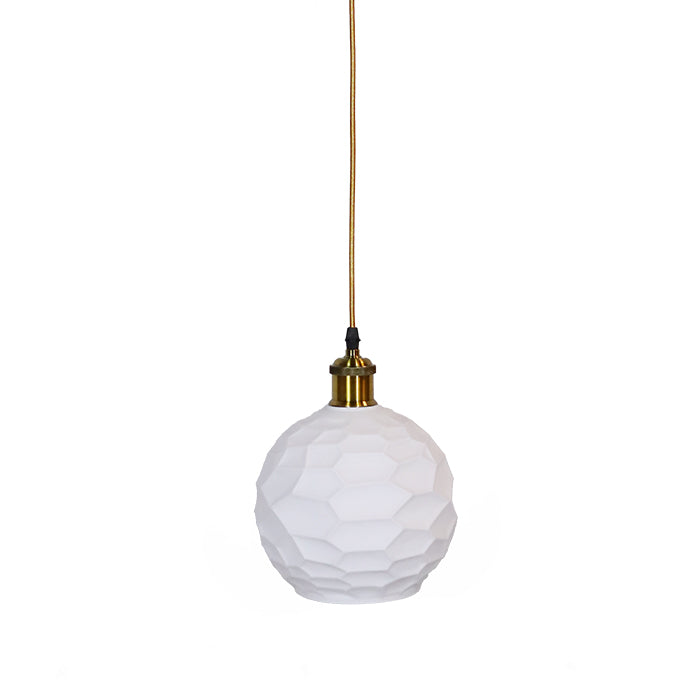 PENDANT LAMP EFE GLASS 2011A WHITE