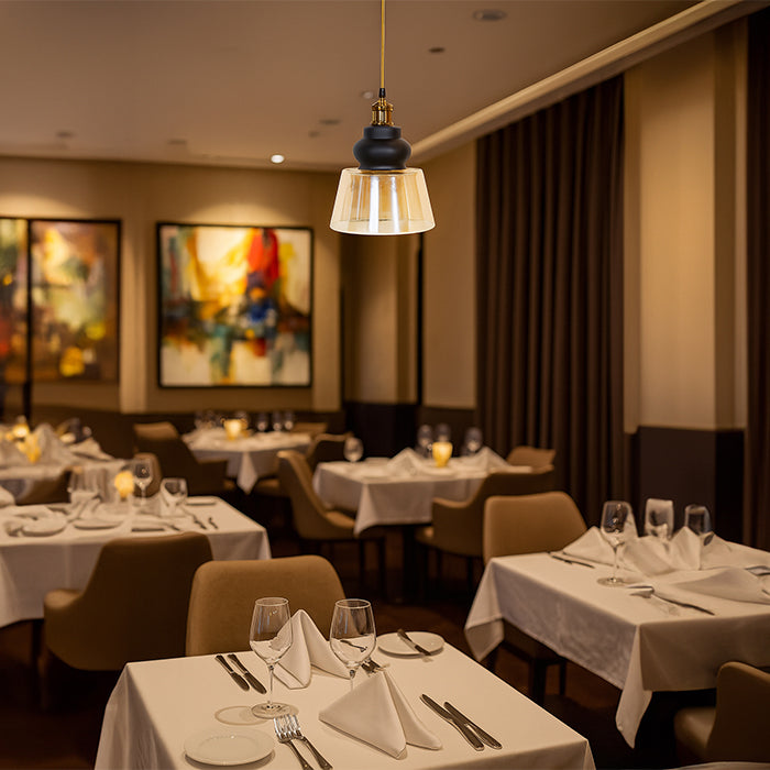 PENDANT LAMP EFE GLASS 2084 A5 62 HONEY