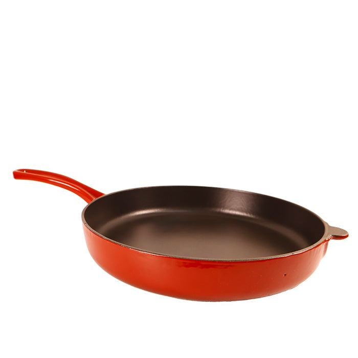 CAST IRON PAN 20 CM 1.15 LT CLARET RED SIL-1220D