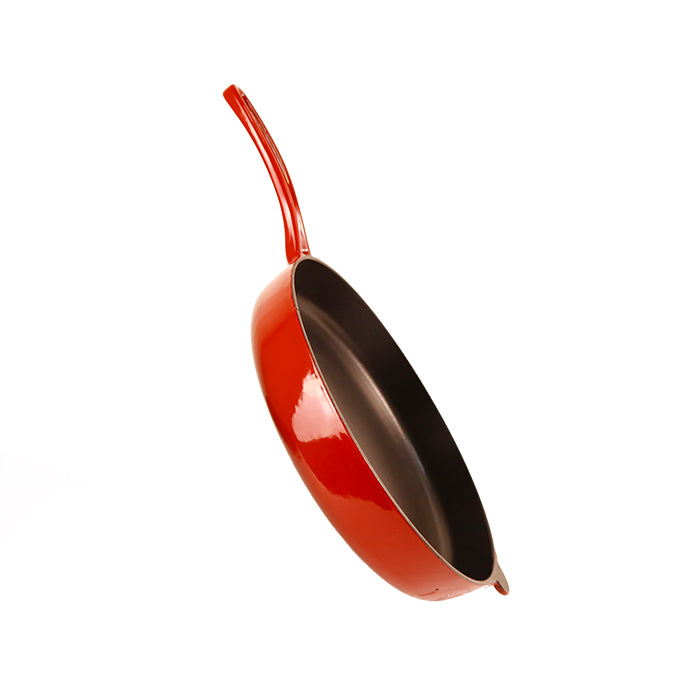 CAST IRON PAN 20 CM 1.15 LT CLARET RED SIL-1220D