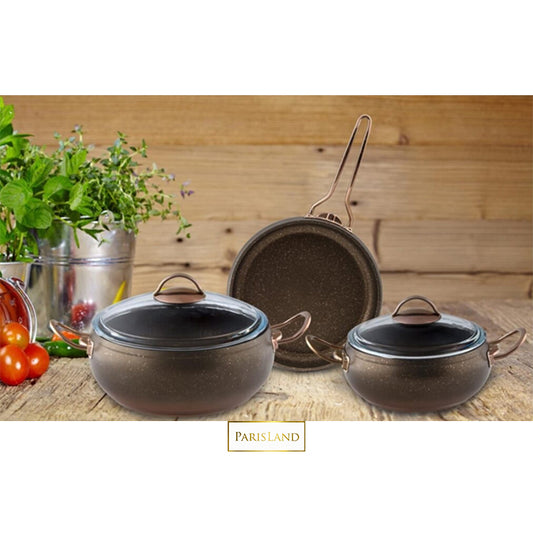 BIANCA LUNA 5 PCS GRANIT PAN SET