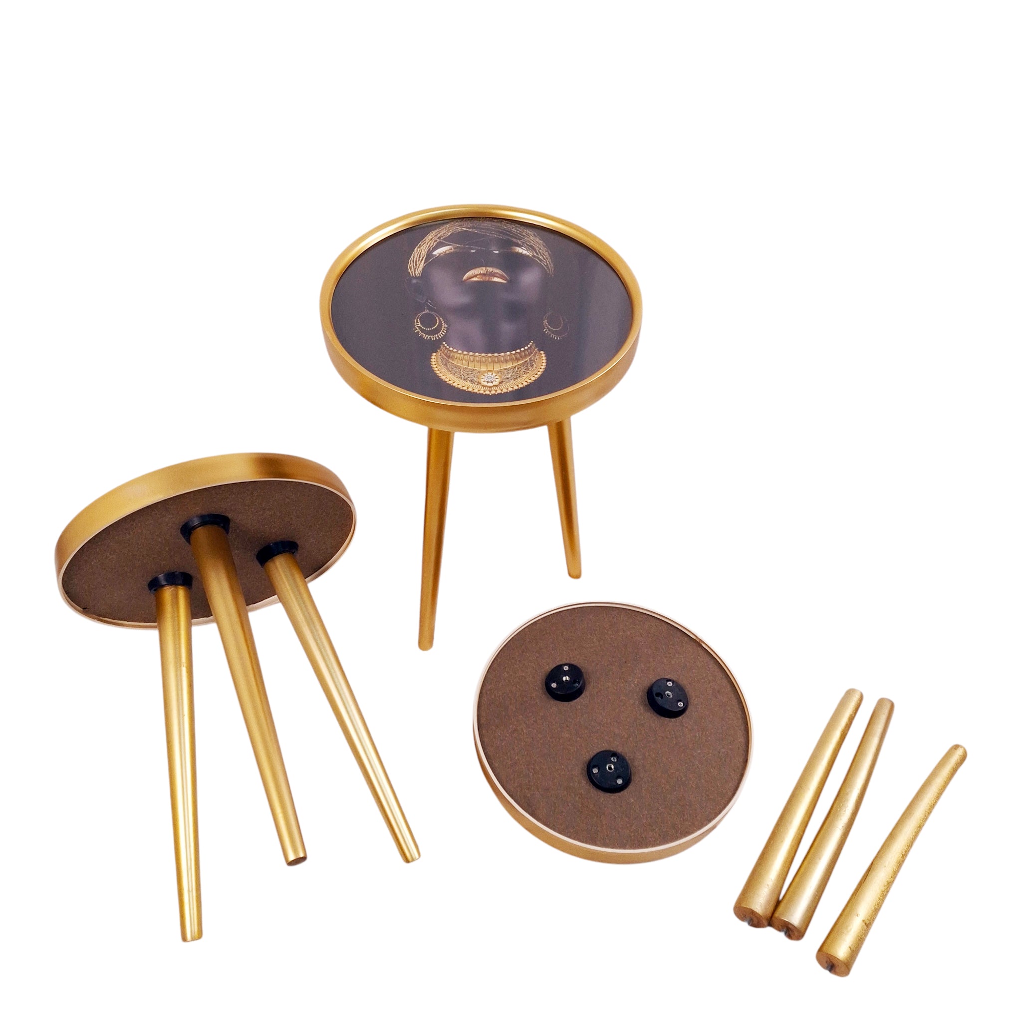 COFFE TABLE TRIPLE SET DESIGN KM278G