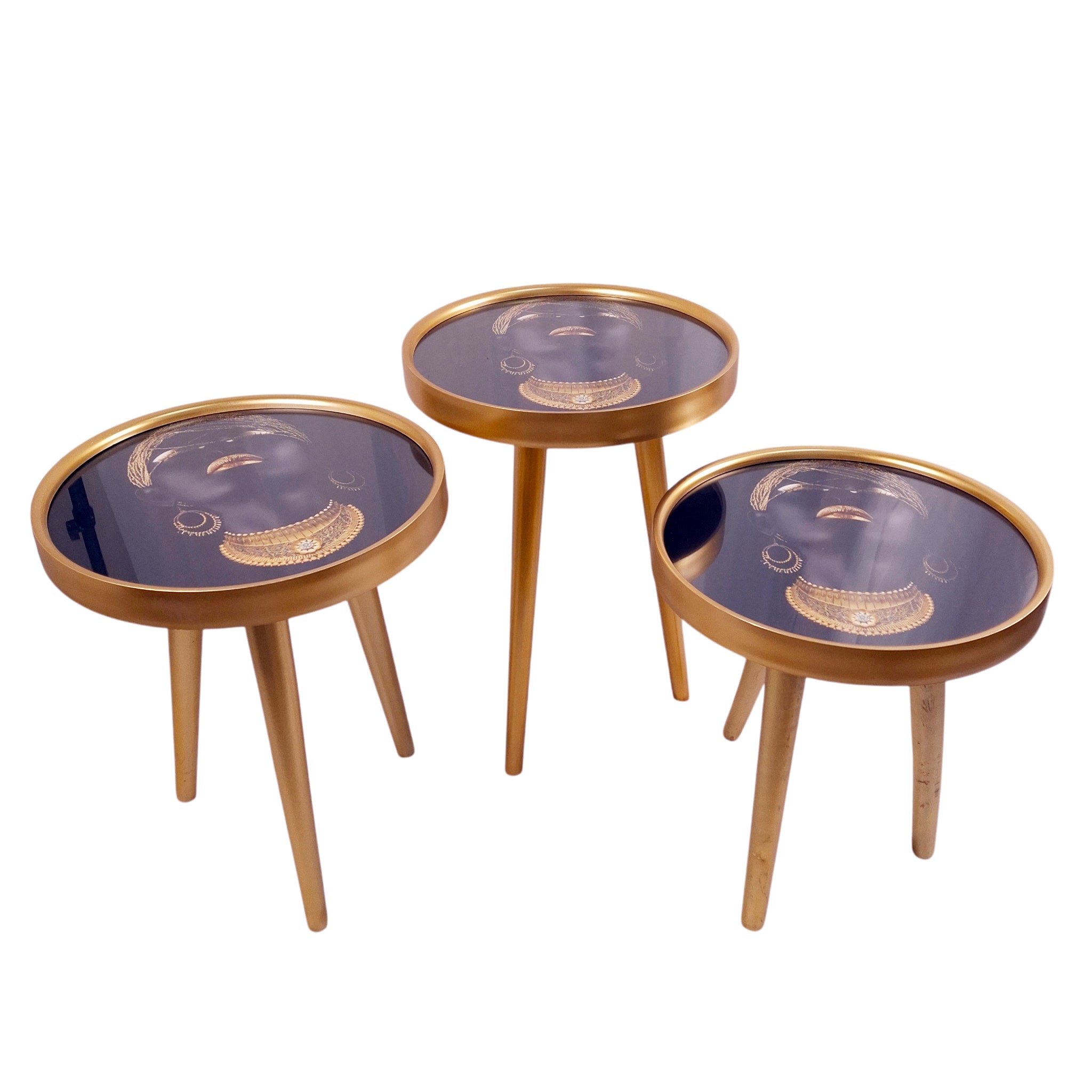 COFFE TABLE TRIPLE SET DESIGN KM278G