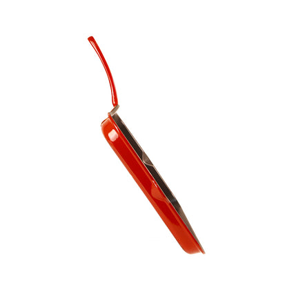 CAST IRON GRILL PAN 30x30 CM 1.5 LT CLARET RED SIL-3030KT