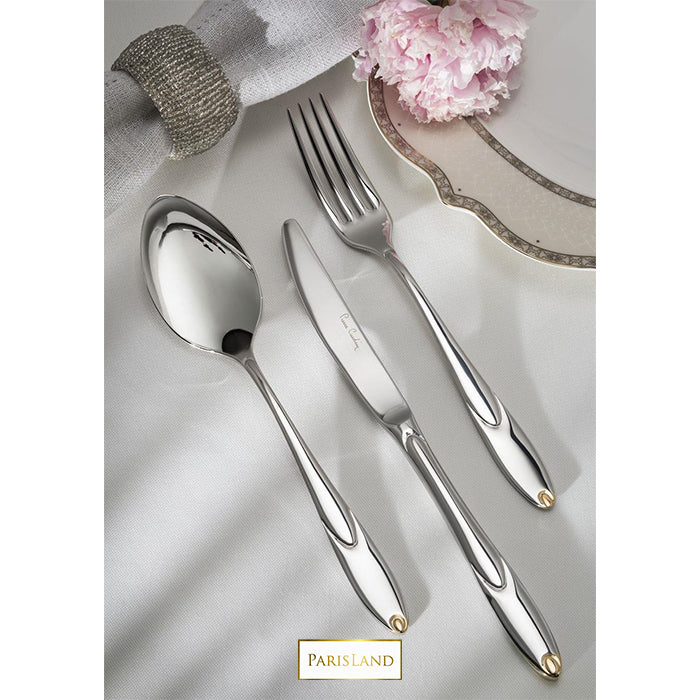 CUTLERY SET 89 PCS PLUTO GOLD DESIGN PIERRE CARDIN