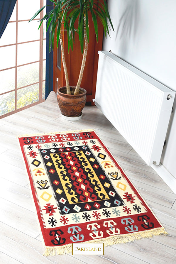 ORHAN DESIGN TRADITIONAL COTTON RUG