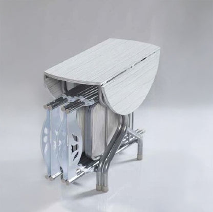 FOLDABLE DINING TABLE HAVE 4 CHAIRS