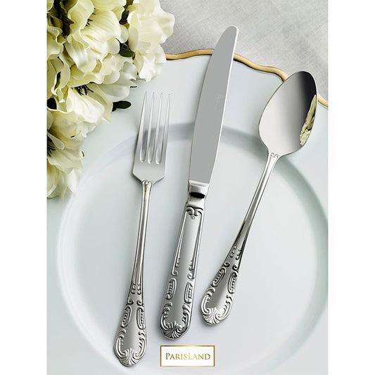 CUTLERY SET 89 PCS KAISER SILVER DESIGN PIERRE CARDIN