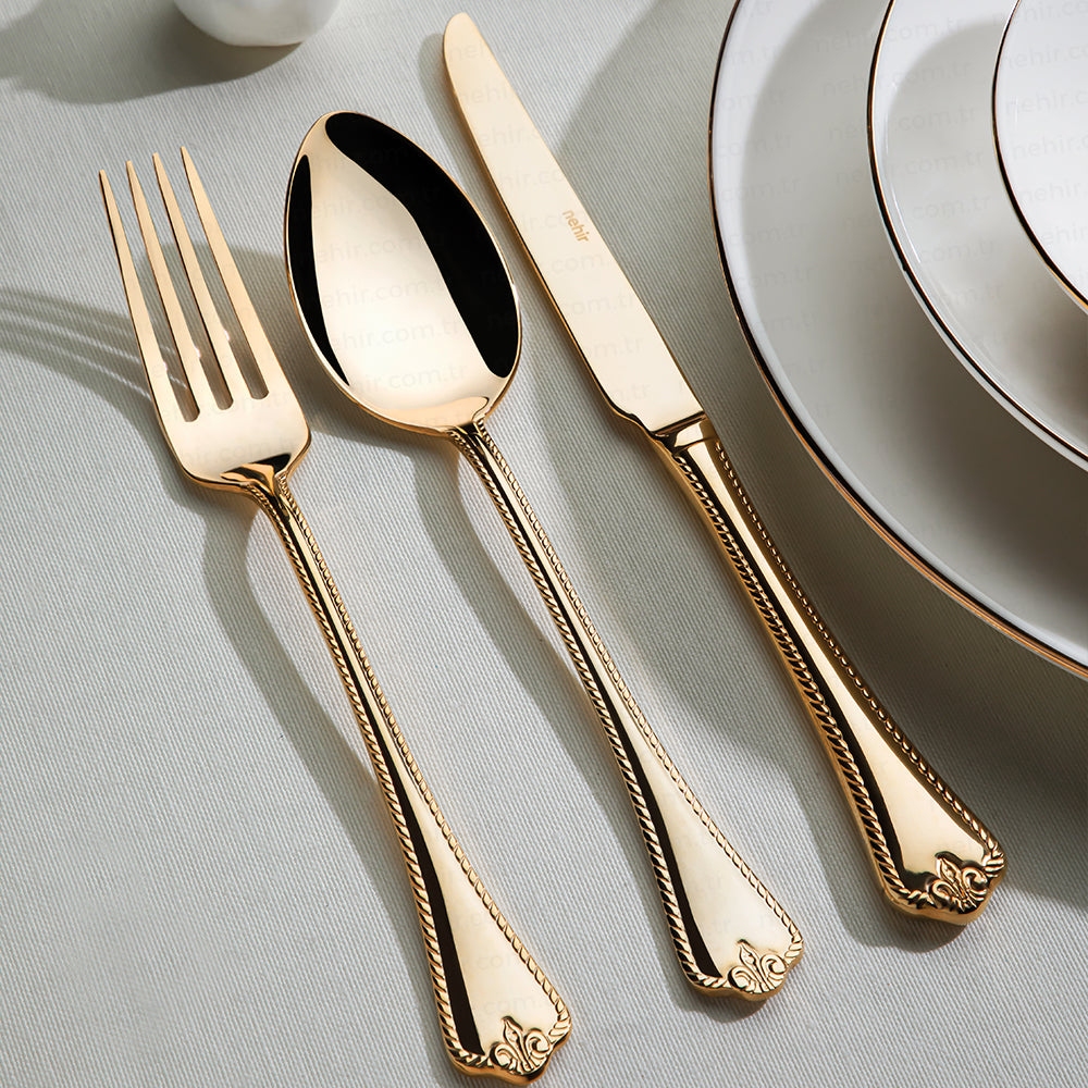 CUTLERY SET 24 PCS NEHIR FULYA DESIGN