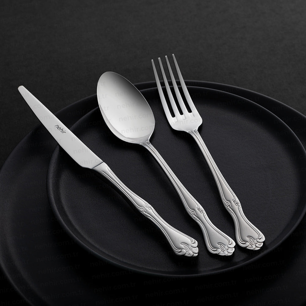 CUTLERY SET 24 PCS NEHIR LALEZAR DESIGN