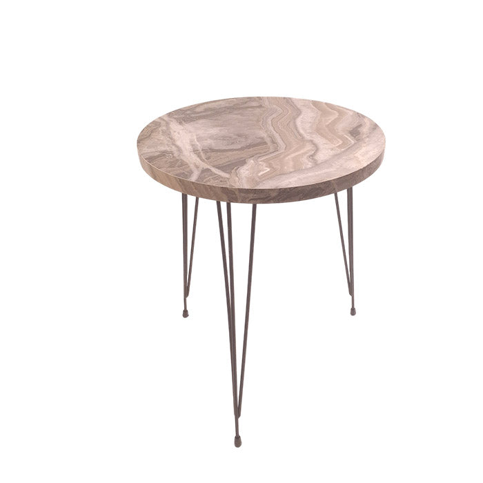 COFFE TABLE TRIPLE SET DESIGN DEMILUNE